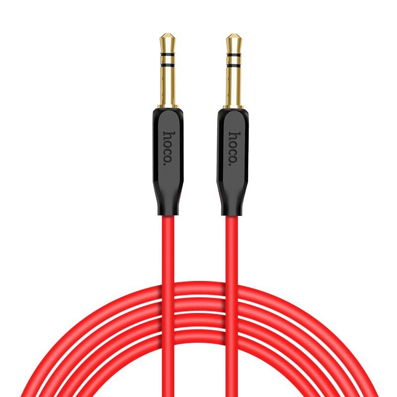 Cáp Chuyển Âm Thanh 2 đầu 3.5 HOCO UPA11 dài 1m Jack Chuyển Âm Thanh 3.5mm kết nối âm thanh từ điện thoại ra loa