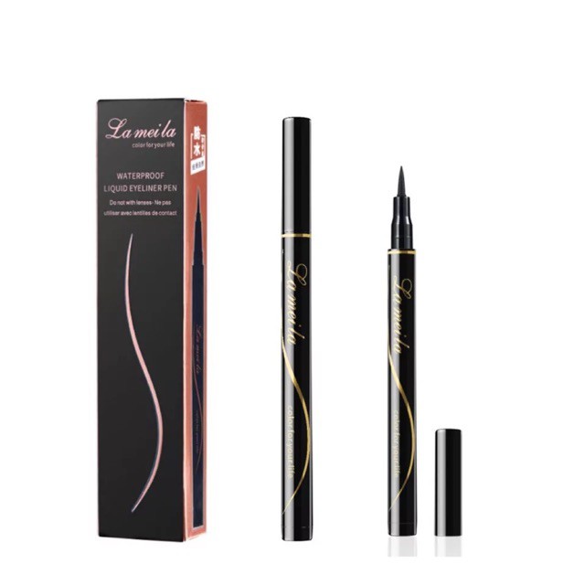 Dạ kẻ mắt không trôi Waterproof Liquid Eyeliner Pen của Lameila (tổ cú auth) (queen cosmetics)