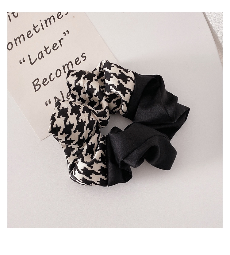 Thun Cột Tóc Họa Tiết Cổ Điển Thời Trang Cho Nữ