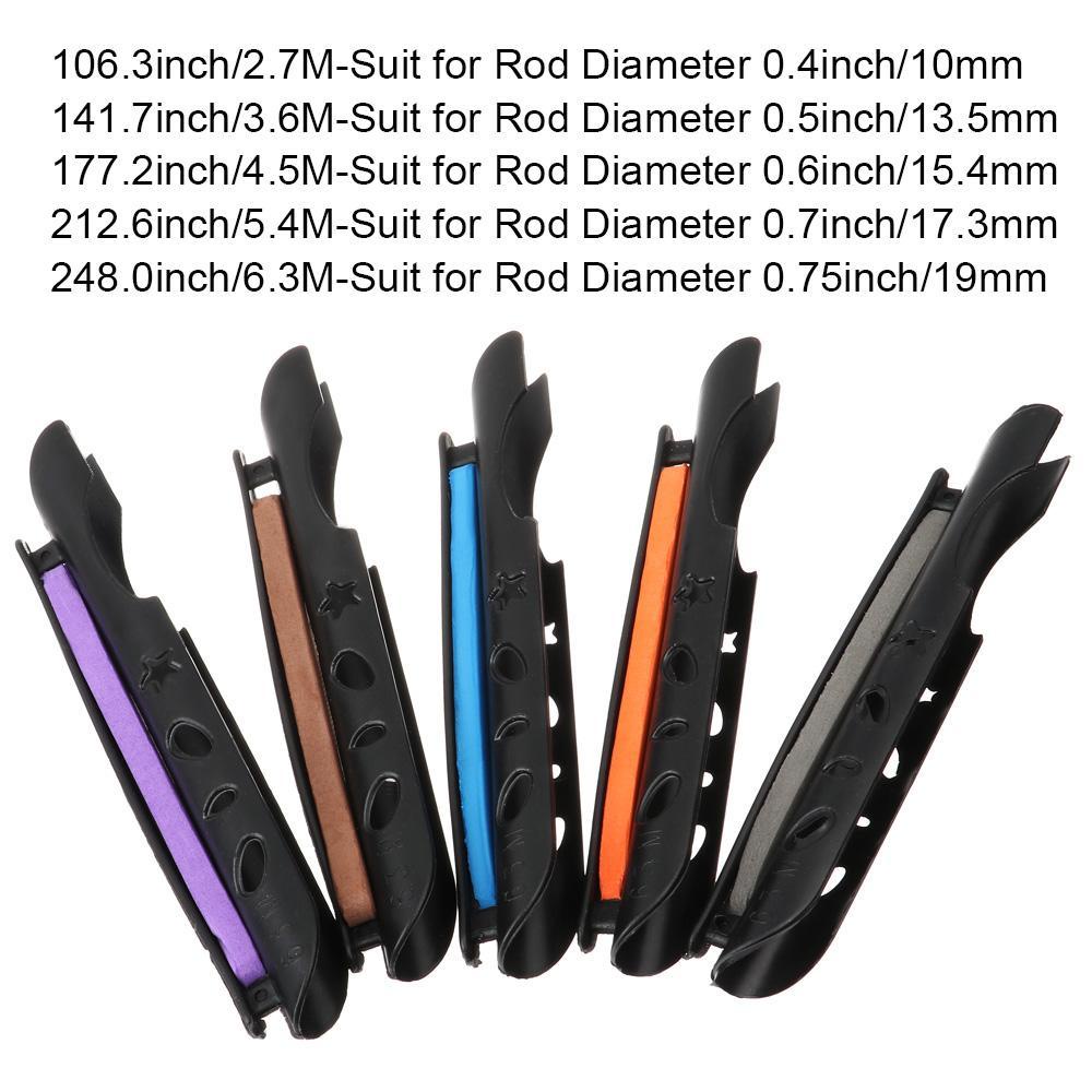 MUVAKO Thẻ Cuộn Dây Câu Cá Màu Sắc Ngẫu Nhiên