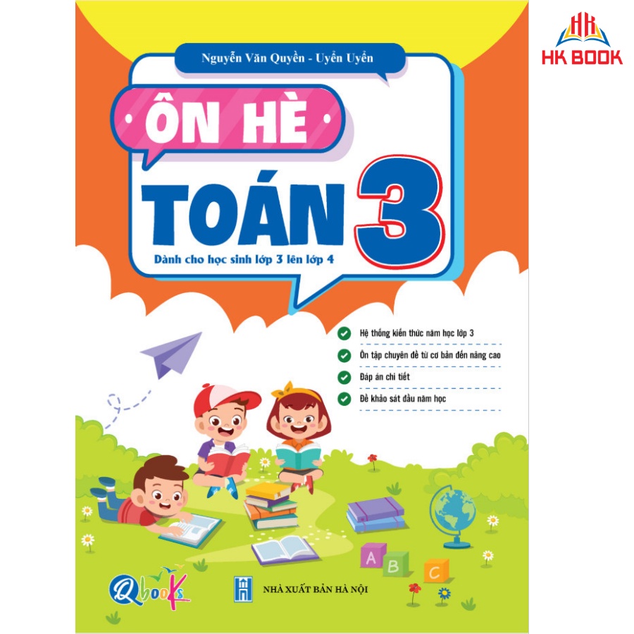 [HOT] Ôn Hè Toán 3 - Dành cho học sinh lớp 3 lên 4 (1 cuốn)