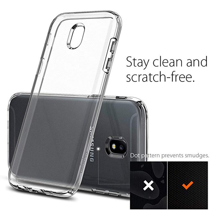 ỐP LƯNG DẺO SILICON TRONG SUỐT ĐIỆN THOẠI SAMSUNG GALAXY J3 PRO J5 PRO J7 PRO