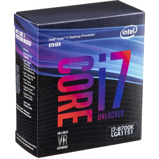 Intel CPU i7 8700k