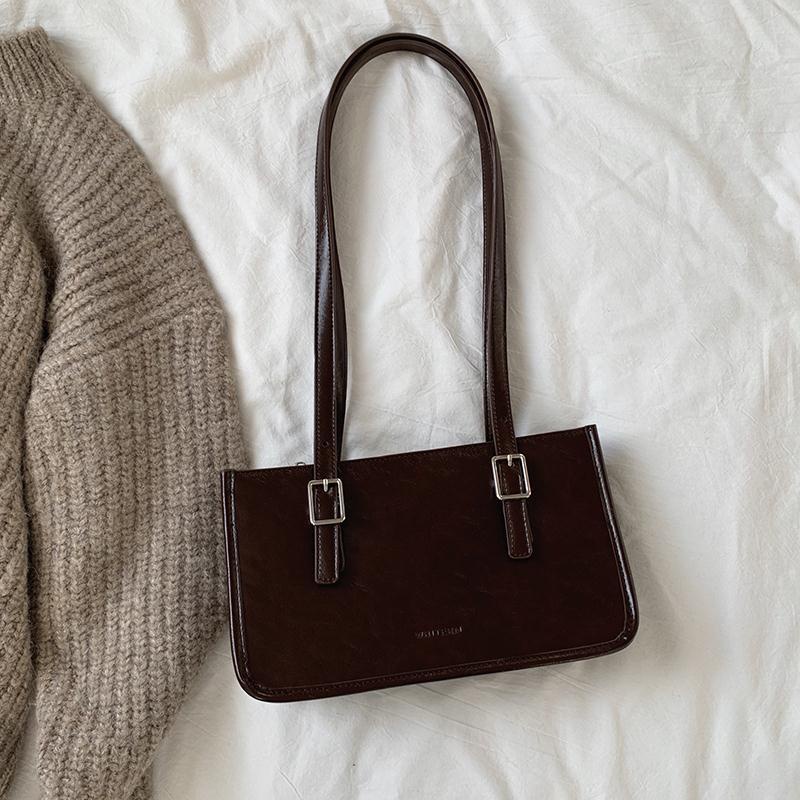 Túi Đeo Vai Bằng Da PU Phong Cách Retro Thời Trang Nhật Hàn Đa Năng