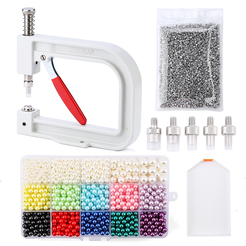 Hạt Ngọc Trai Tròn Bằng ABS Giả 4mm-8mm Chuyên Dụng Cho Quần Áo