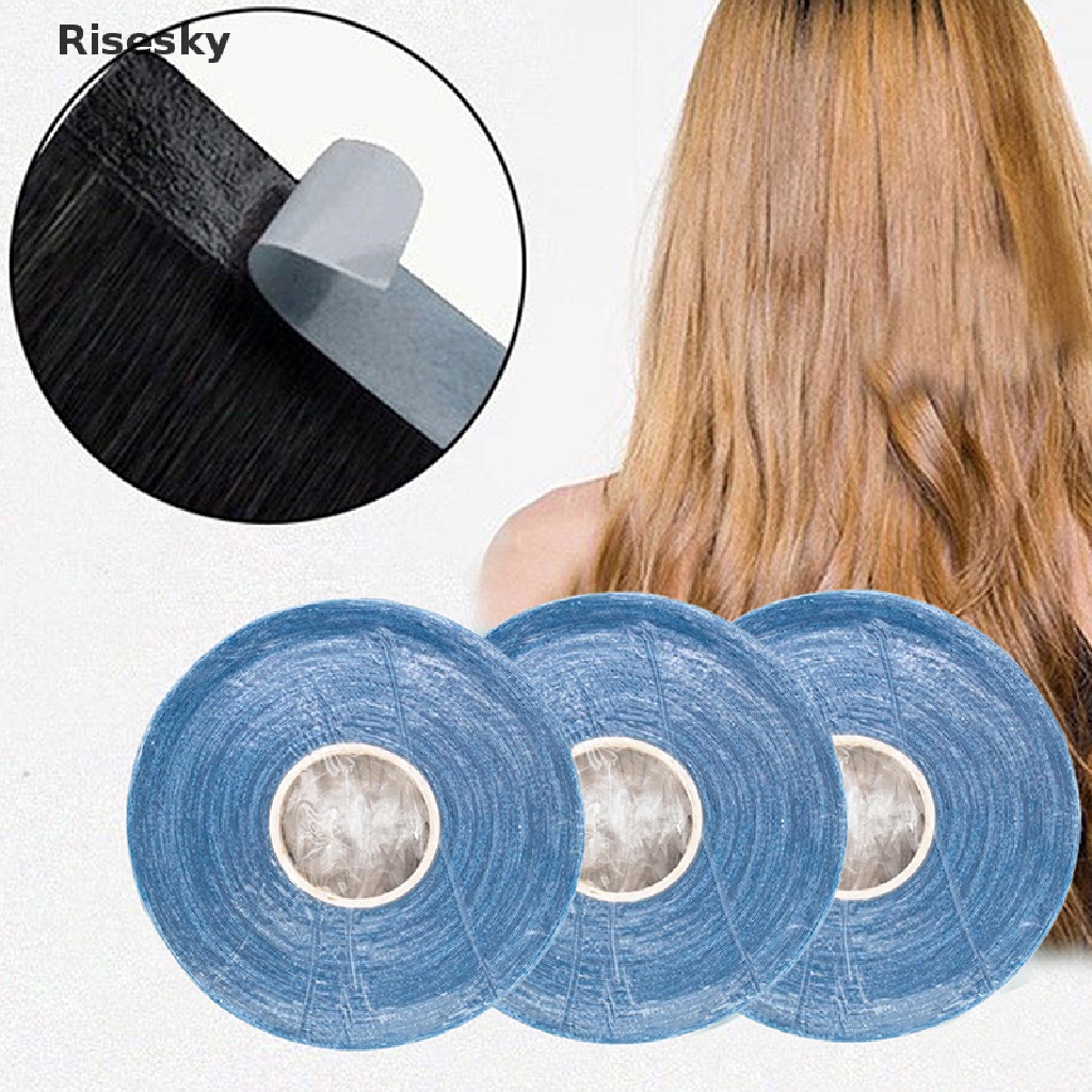 1 Cuộn Băng Keo Hai Mặt 0.8CM * 3 Yards Dùng Nối Tóc Giả