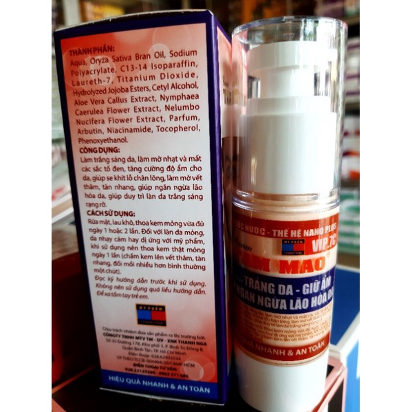 Tam Mao Ngừa Lão Hóa Da 30G