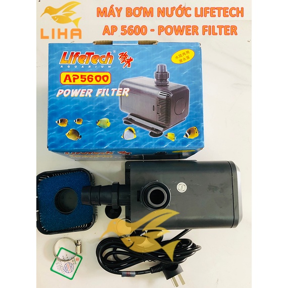 Máy Bơm Nước Lifetech AP5600 - Máy Bơm Hồ Cá Cao Cấp