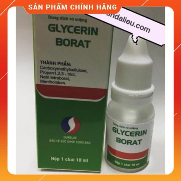 DUNG DỊCH RƠ MIỆNG -GLYCERIN BORAT 10ML _Chính Hãng