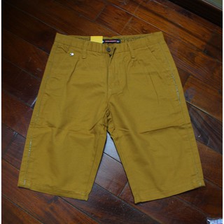 Quần Ngố kaki nam màu nâu đất