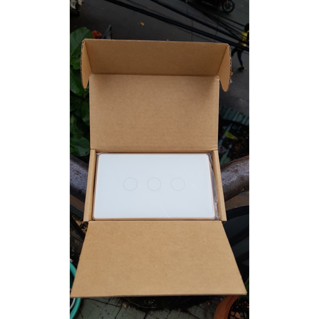 Công Tắc Thông Minh TUYA ZIGBEE - Viền nhôm vàng cao cấp