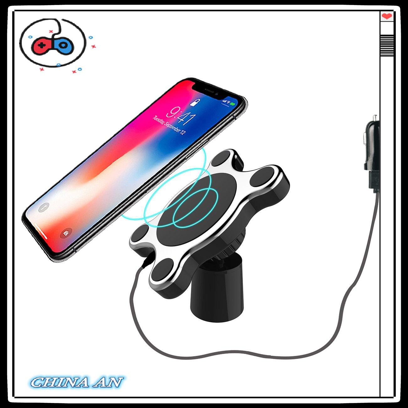 ⚡Hot sản phẩm/Magnetic Car Wireless Charger For Iphonex Apple 7.5W Fast Charge