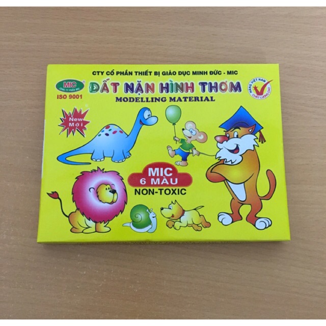 1 hộp đất nặn Mic 6 màu