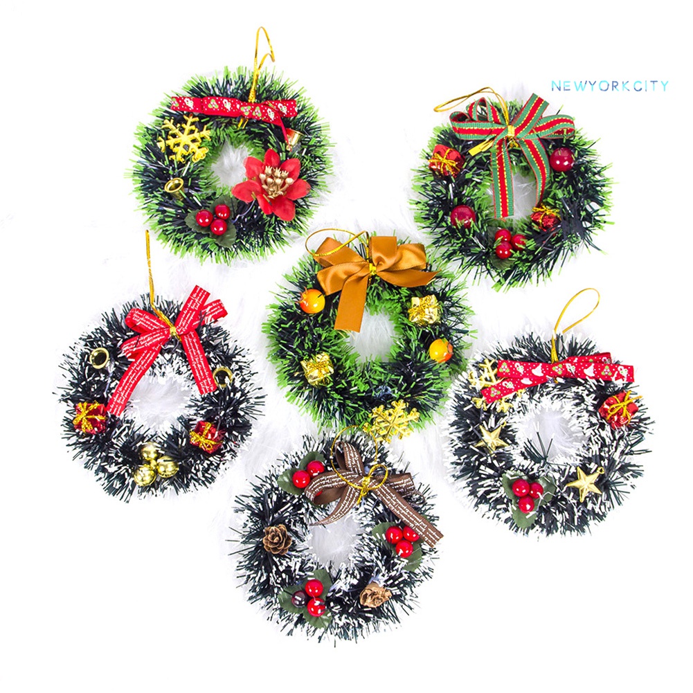 Vòng Nguyệt Quế Treo Trang Trí Giáng Sinh 12cm