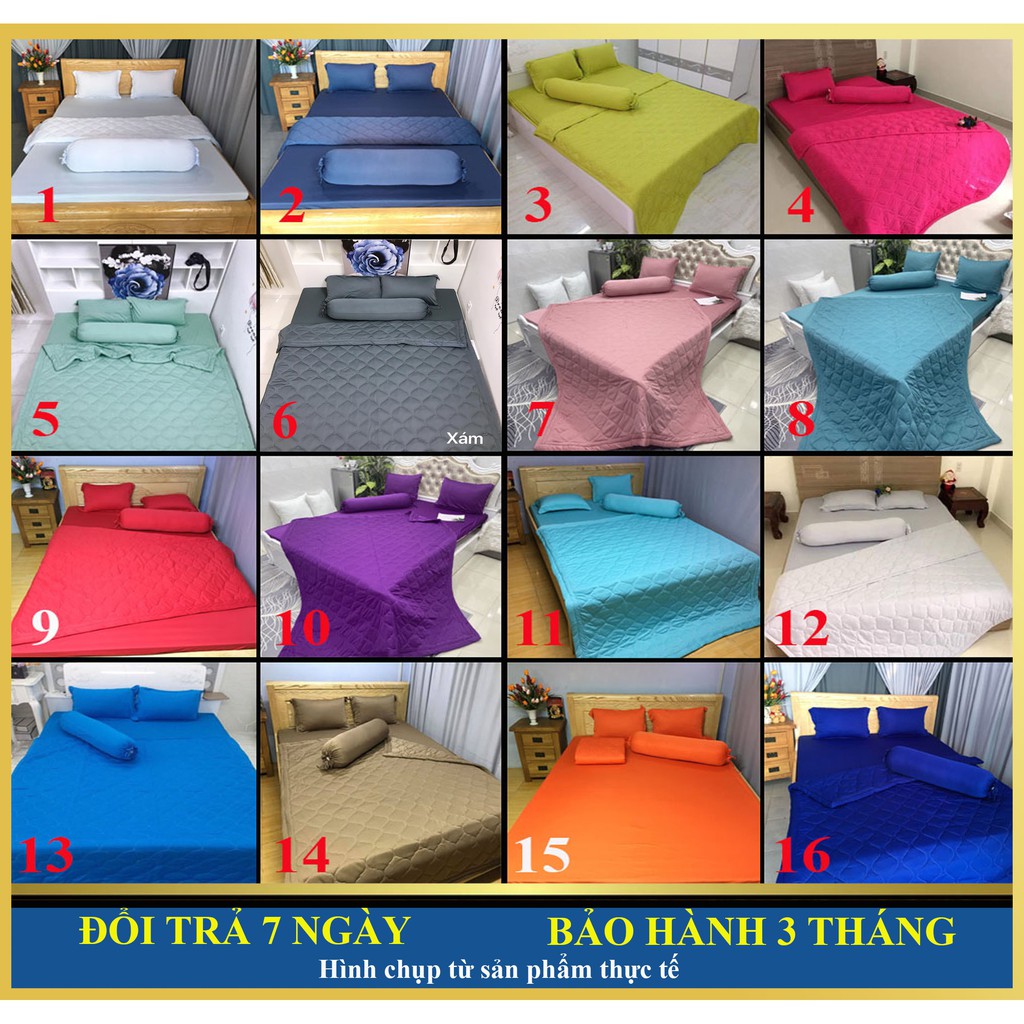 Bộ chăn ga giường bộ màu trơn cao cấp rẻ bền | BigBuy360 - bigbuy360.vn