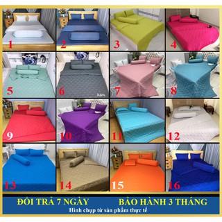 Bộ chăn ga giường bộ màu trơn cao cấp rẻ bền