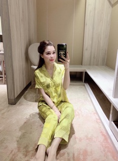 Bộ lụa dài cao cấp