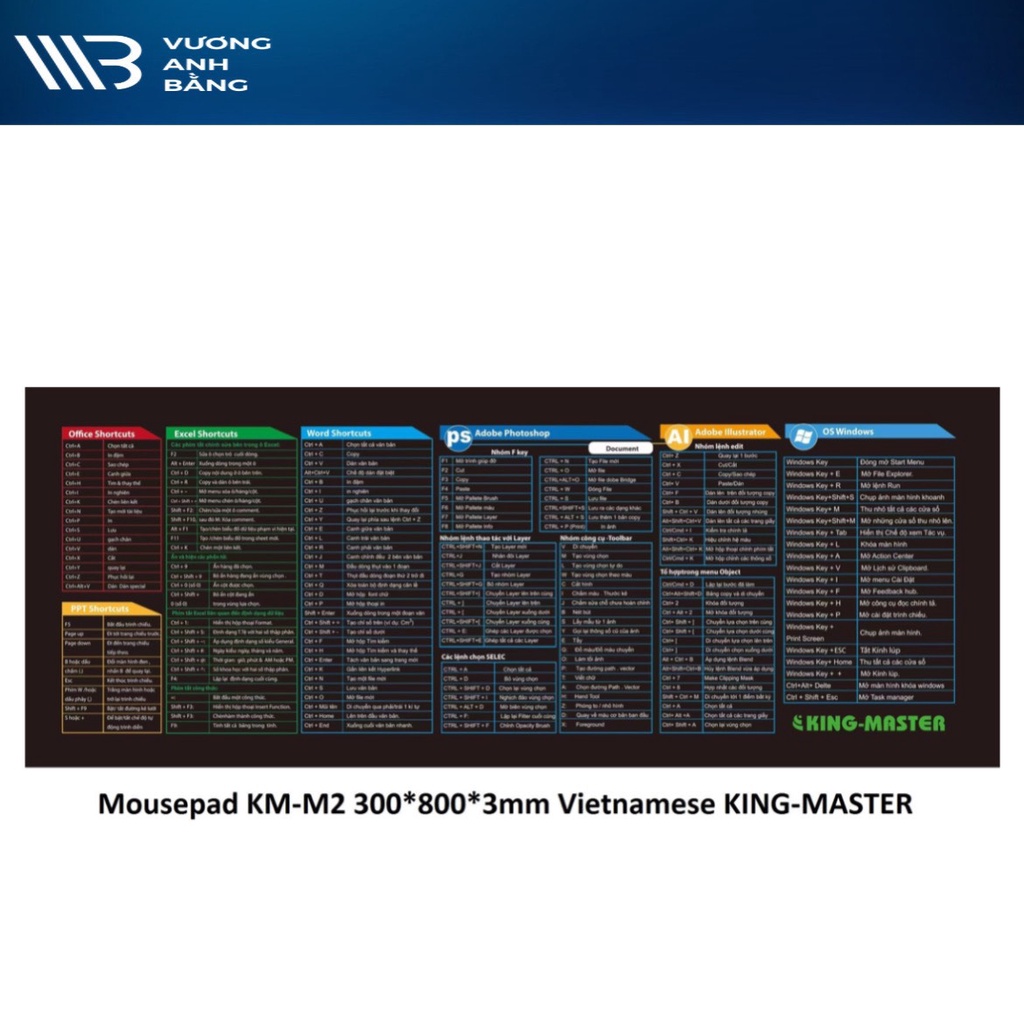 Miếng lót chuột, pad mouse KING-MASTER KM-M2