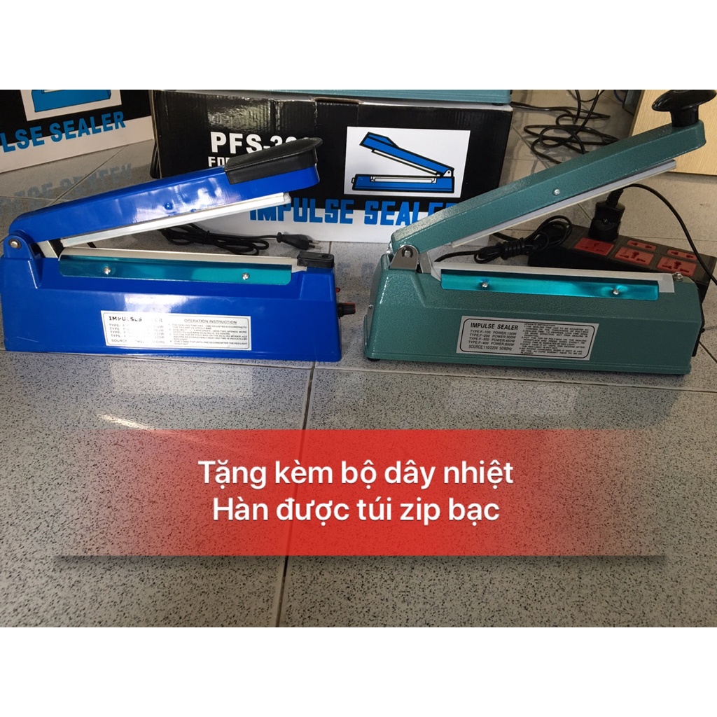 Máy hàn miệng túi  pfs200 hàn miệng bao bì nhanh chóng tiện lợi không kén túi 20cm tặng dây nhiệt