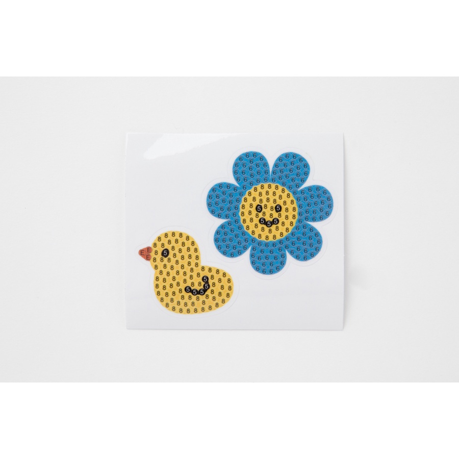 Sticker Đính Đá ARTBOX Hàn Quốc Hình Hoa Và Chú Gà