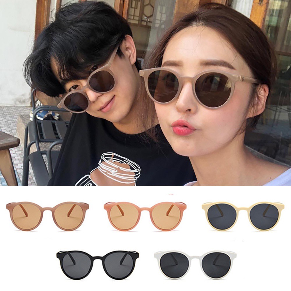 Kính Mát Gọng Tròn Chống Tia Uv Uv400 Phong Cách Cổ Điển Thời Trang Mùa Hè Cho Nữ