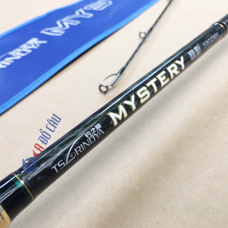 Cần lure Tsurinoya Mystery carbon 4 lớp xoắn X toàn thân