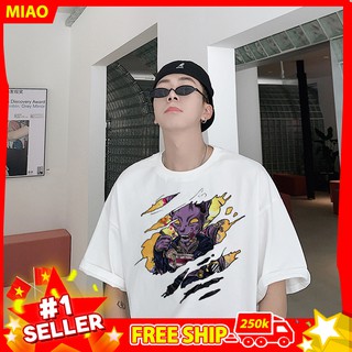 Áo thun tay lỡ unisex berus sama off white