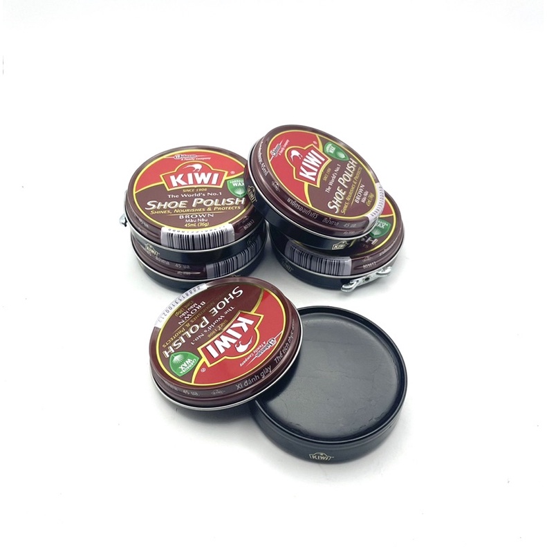 Xi Đánh Giầy Nâu Đen KIWI Thái Lan Chính Hãng Cực Bóng Cho Giày Da