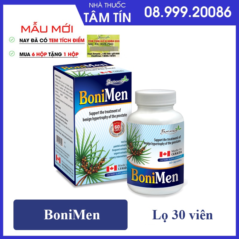 BoniMen ( Hộp 30 Viên )- Tích Điểm Mua 6 Tặng 1