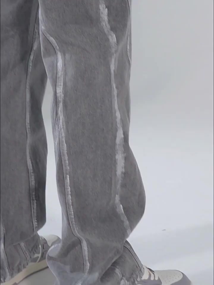 Quần ống loe jean unisex quần jean ống đứng thời trang quần jean nam hàn quốc Denim Cao Cấp hiphop quần bò nam ống rộng | BigBuy360 - bigbuy360.vn