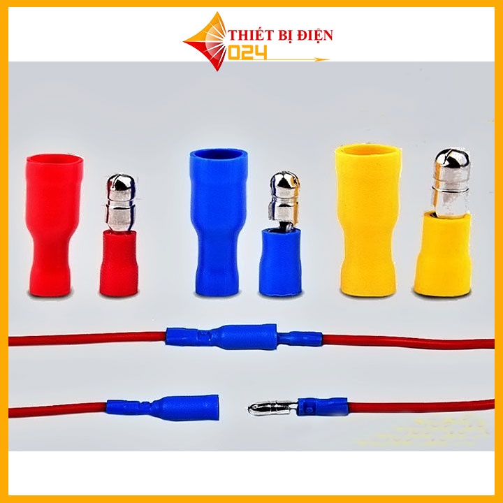 100 cos đầu đạn, bộ đầu cos, đầu cos, đầu cos nối dây điện
