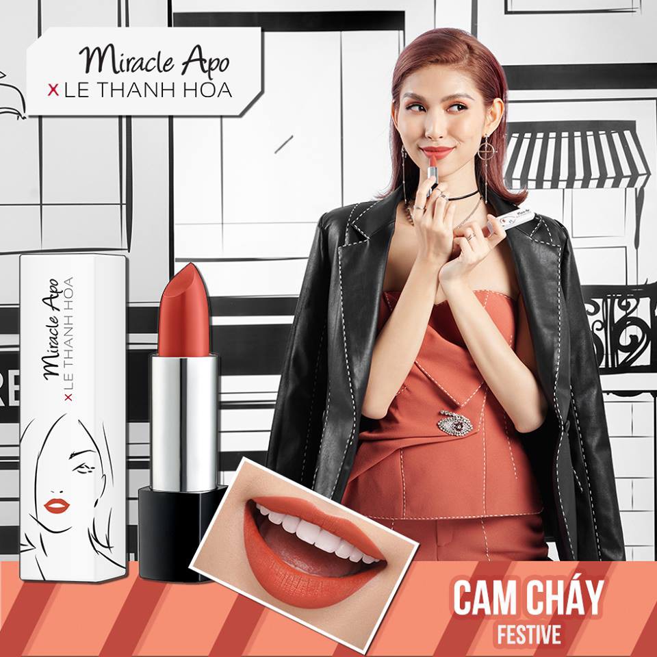 Son lì Miracle Apo Lipstick Matte x Lê Thanh Hòa 4g | BigBuy360 - bigbuy360.vn