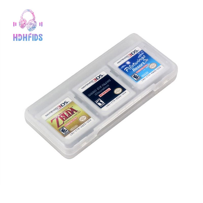 🔥Hộp đựng thẻ trò chơi trong suốt 6 trong 1 cho Nintendo 3DS XL LL NDS Dsi
