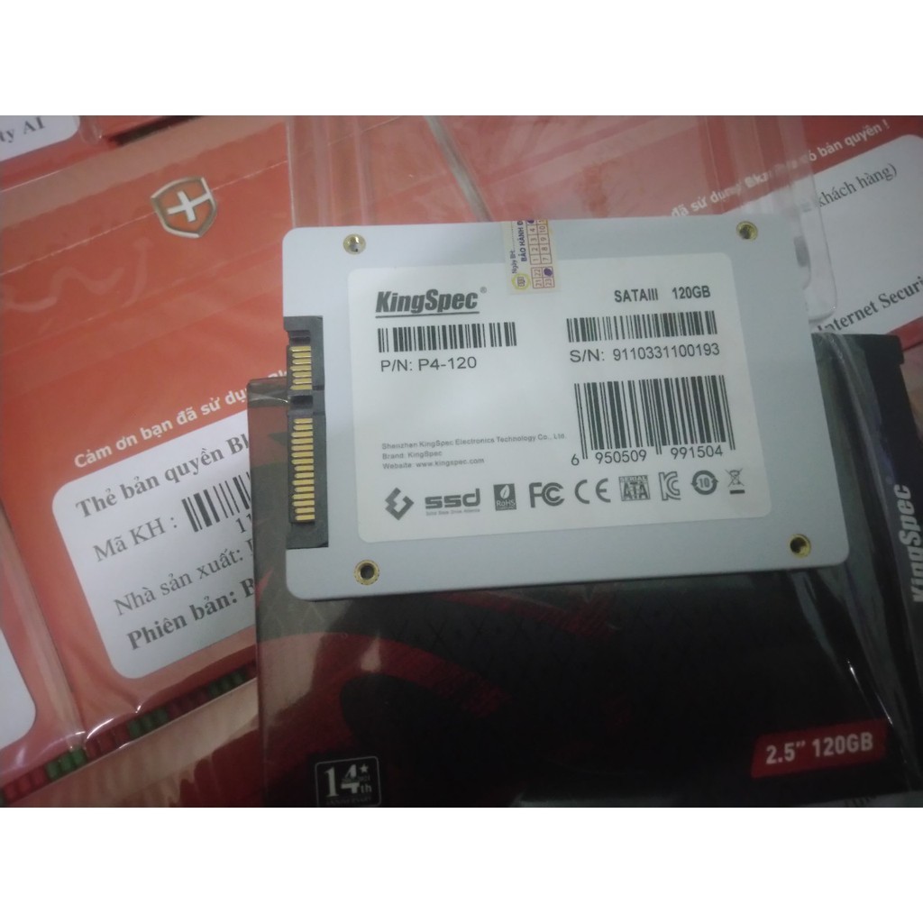 Ổ cứng SSD Kingspec 120G P4-120 hàng mới BH chính hãng 3 năm