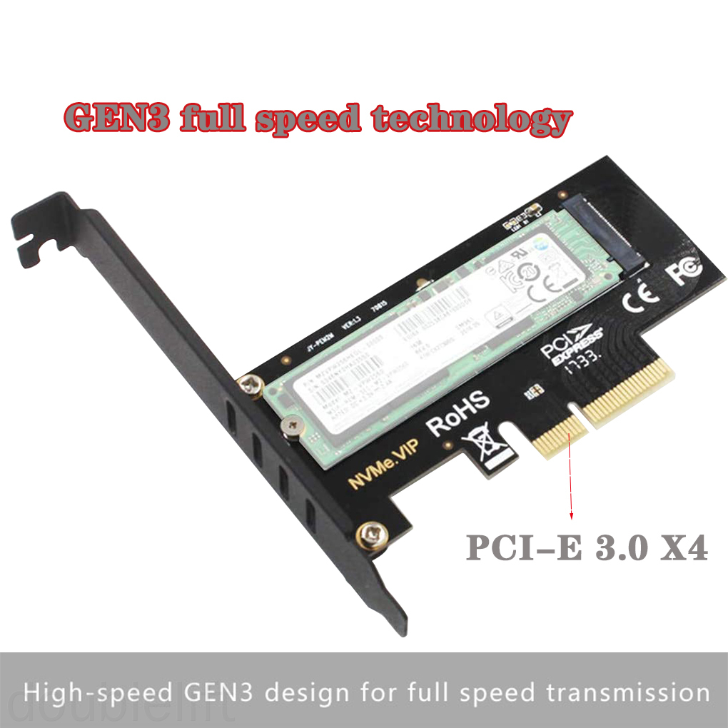 M.2 to PCI-E Adapter NVME SSD NGFF to PCI-E Converter Expansion Card with M Key Interface doublelift store