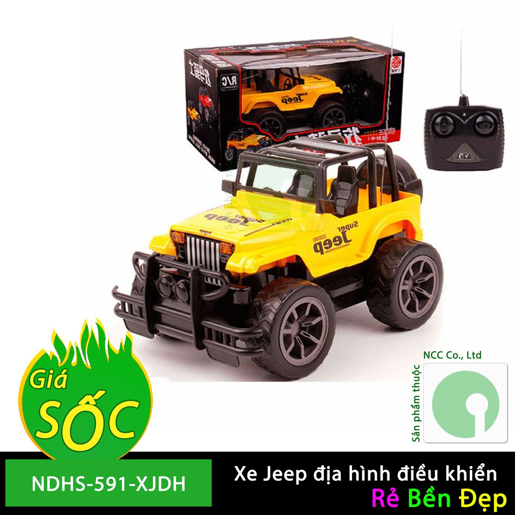 Đồ Chơi Bé Trai Xe Jeep Địa Hình Điều Khiển Từ Xa - NDHS-591-XJDH (Màu ngẫu nhiên)