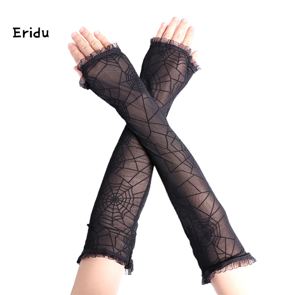 Găng Tay Hở Ngón Hóa Trang Halloween Cho Nữ