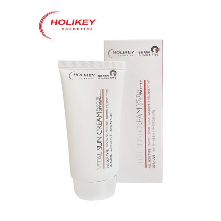 Kem chống nắng bảo vệ da Holikey Vita Sun Cream W/OTYPE SPF50/PA++++ Hàn Quốc 70ml | BigBuy360 - bigbuy360.vn