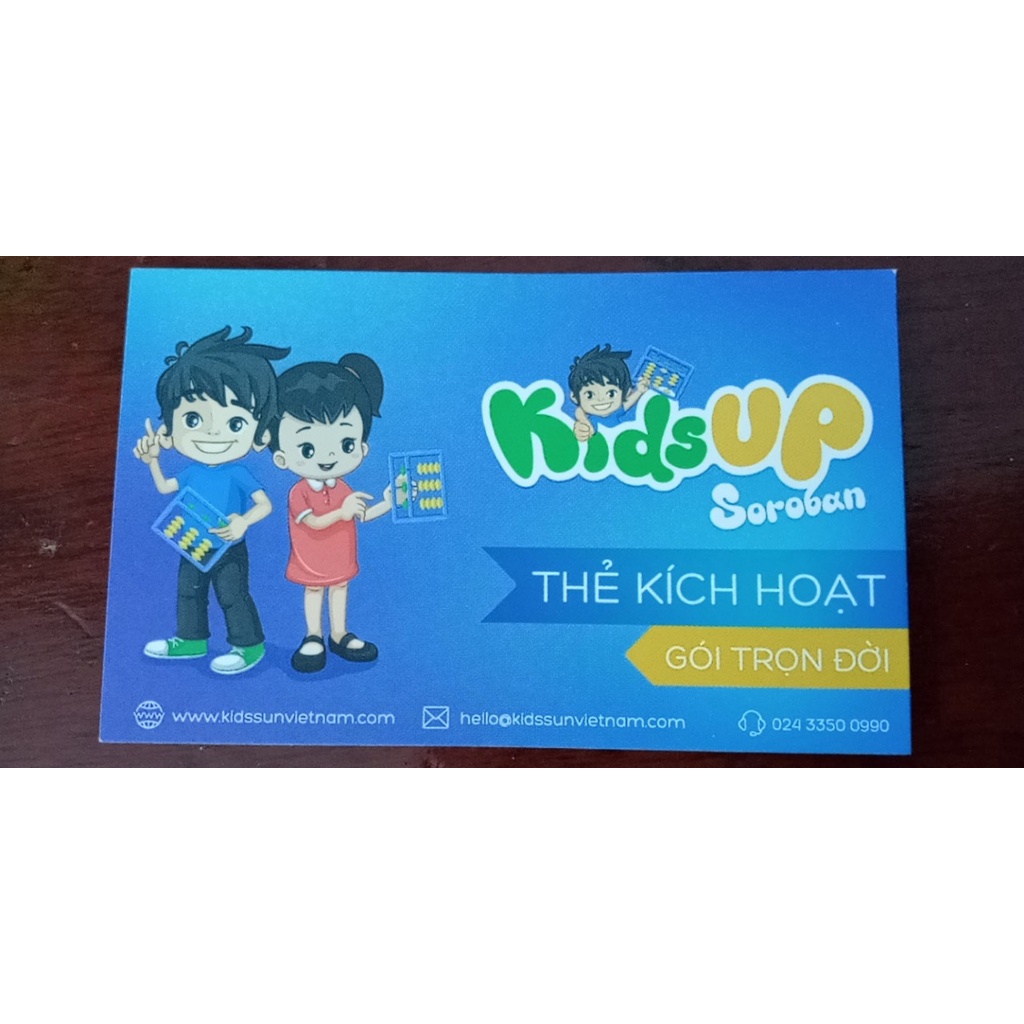 Kids Up soroban cho bé 1 năm