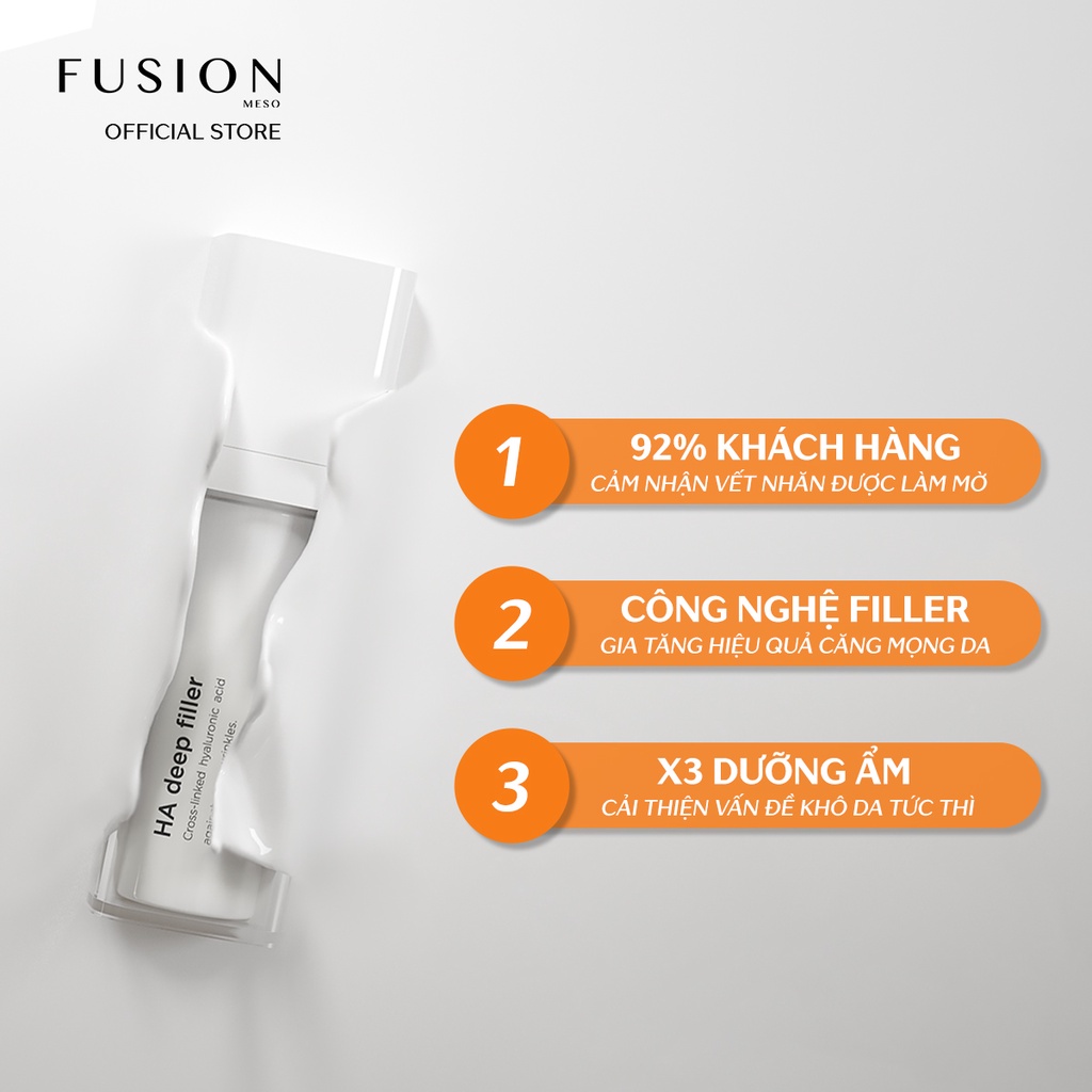 Tinh chất căng bóng mịn da Fusion HA 30ml