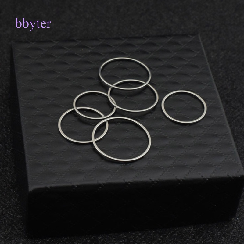 Nhẫn bạc inox phong cách nhóm nhạc BTS Bangtan Boys V có 6 kích cỡ