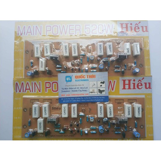 [Mã ELHACE giảm 4% đơn 300K] BOARD CÔNG SUẤT 16 SÒ HIẾU 520W (CẶP)