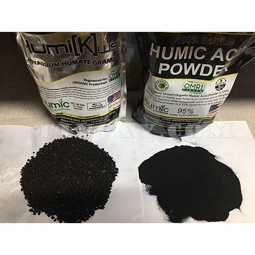 HUMIC ACID POWDER USA - Humic 95% bón vào đất hoặc tưới lên lá 1kg