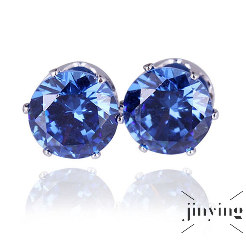 GETNOIVAS Bông tai đính đá mạ vàng 18K kiểu dáng xinh xắn kiểu dáng sang trọng
