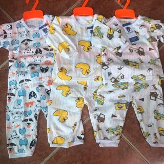 Set 5 bộ cotton giấy dài tay đẹp siêu rẻ chỉ 150k