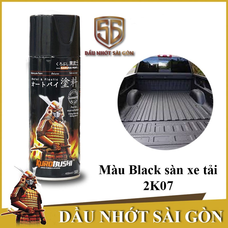 2k07 - Sơn Samurai 2k07, sơn xịt dành cho sàn xe tải chống trơn trượt hàng hoá