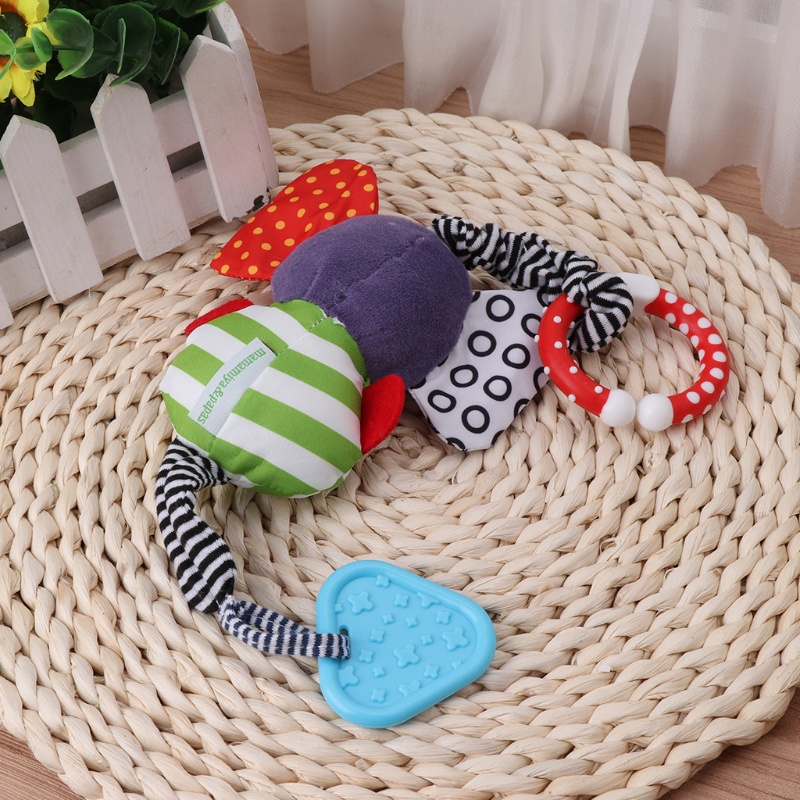 Voi Nhồi Bông Phát Nhạc Treo Giường Ngủ Dành Cho Bé