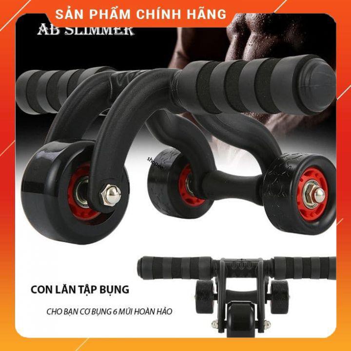 ( CỰC RẺ ) Con Lăn 4 Bánh Tập Cơ Bụng ( Có Video )