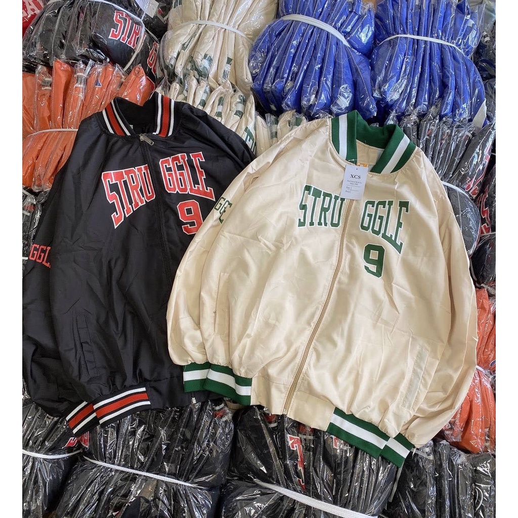 HÀNG SẴN - Varsity Jacket xuân hè - Áo khoác bóng chày - Dù 2 lớp - Unisex cả nam lẫn nữ - The Mei