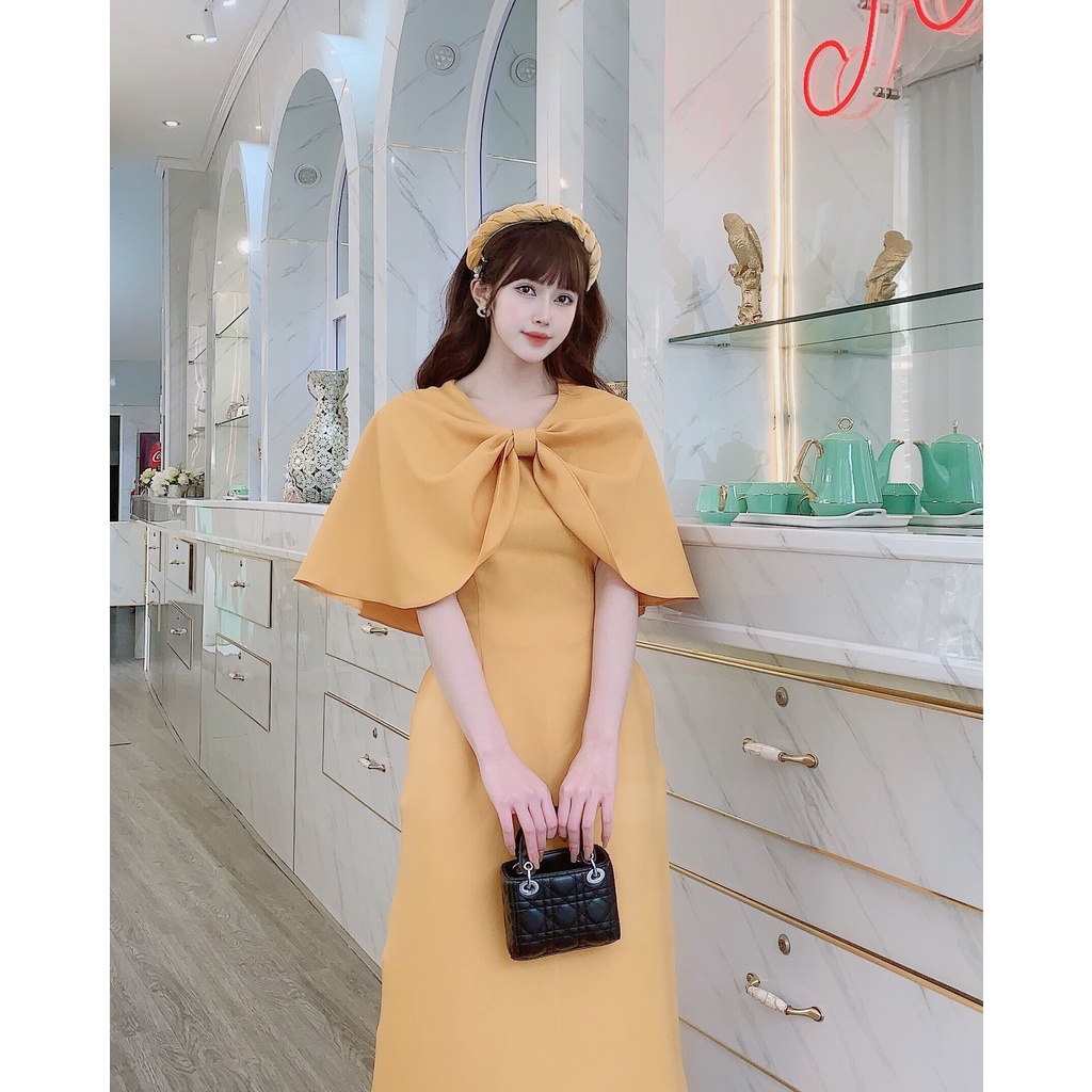 Áo dài cách tân 2 tà tiểu thư Hồng Tú & Ngọc Tú phù hợp chụp ảnh dự tiệc sự kiện đồng phục thời trang nữ